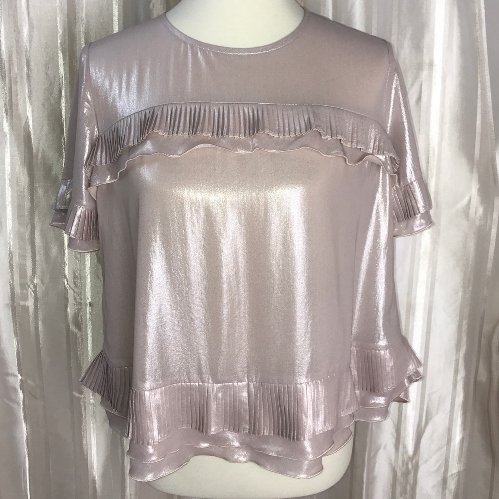 TOPSHOP Shiny Top